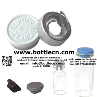 20mm flip tear off aluminum vial cap seals bottle plastic pharmaceutical cap